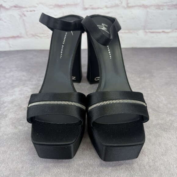 Giuseppe Zanotti Tytania Black Platform Heels - Picture 2 of 11